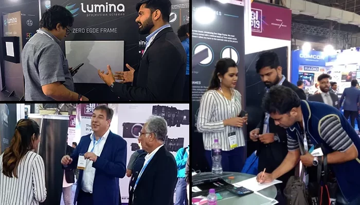 Lumina Screens Announced their Latest Product Leor 12 at Broadcast India Show 2019.