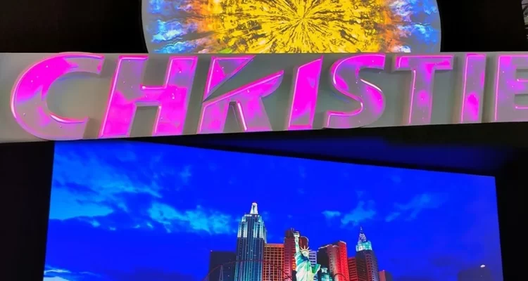 Christie chooses Lumina Screen to showcase their products at Infocomm 2022