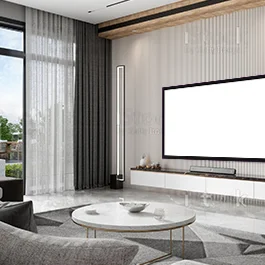 grey vs white projector screen