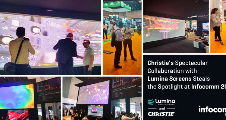 Lumina Screens X Christie at Infocomm 2023