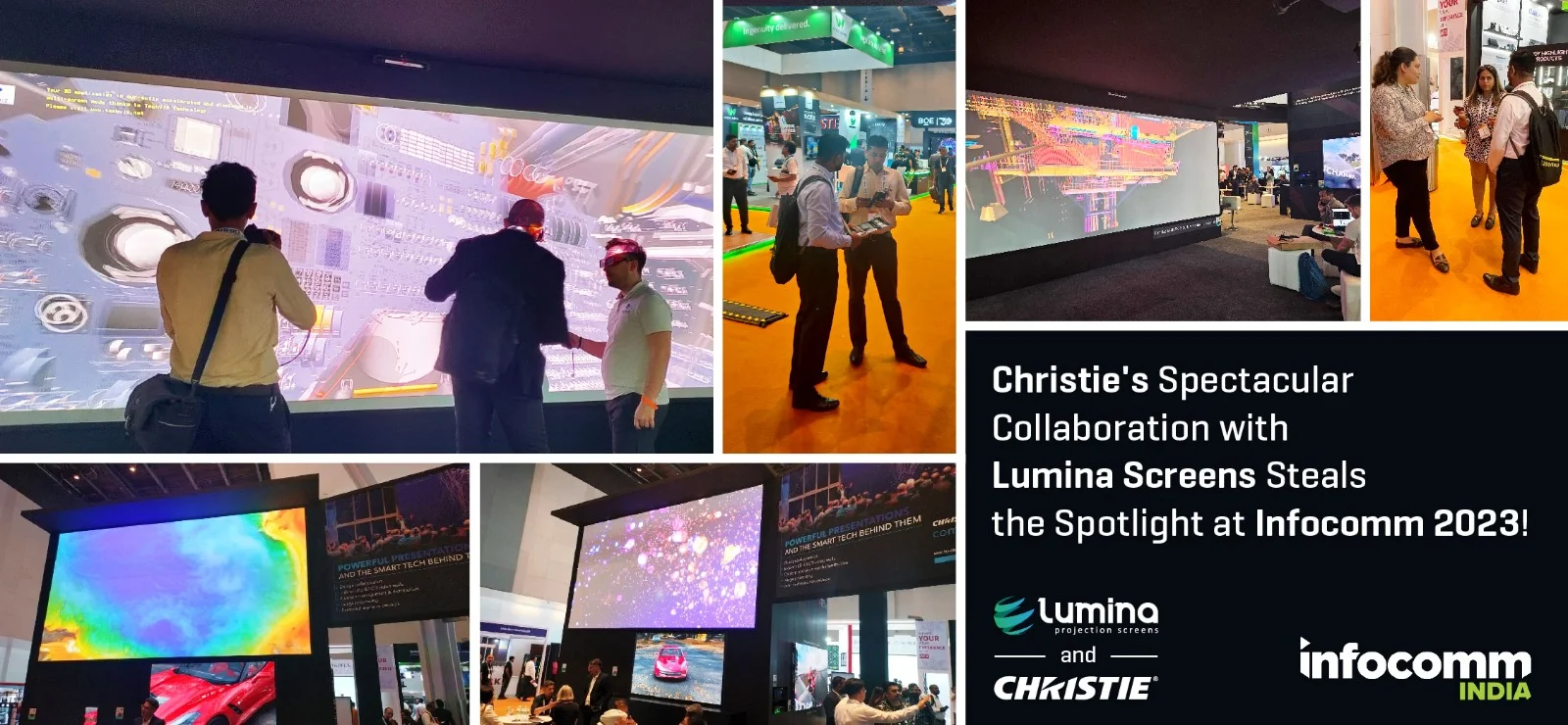 Lumina Screens X Christie at Infocomm 2023