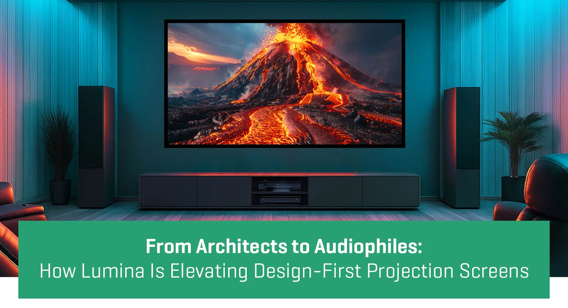 How Lumina Is Elevating Design-First Projection Screens